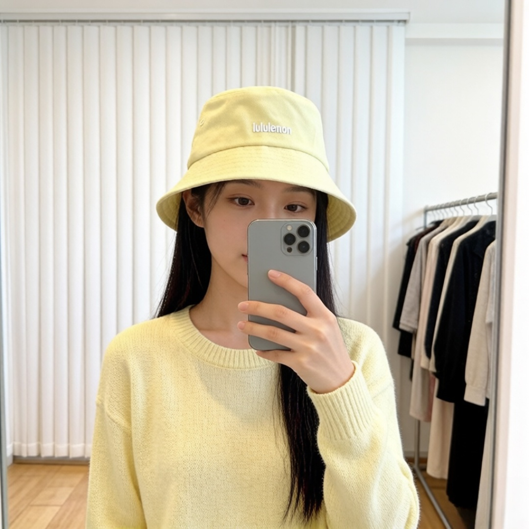 LULULEMON渔夫帽 爱健身的集美们一定听过的lulu~ 非常适合多巴胺的你 颜色齐全赶快入手。