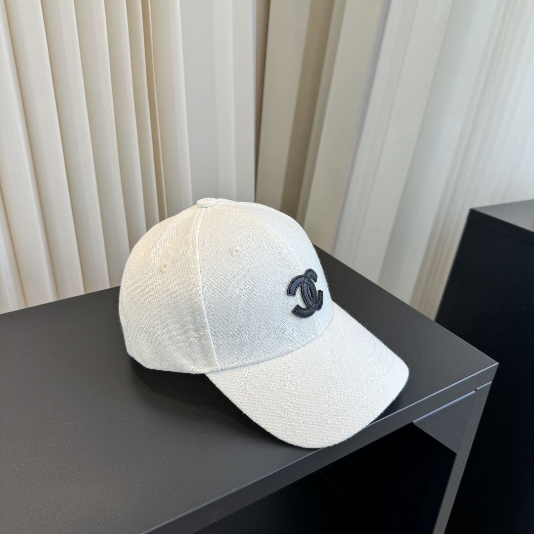 CHANEL CC Embroidered Baseball Cap