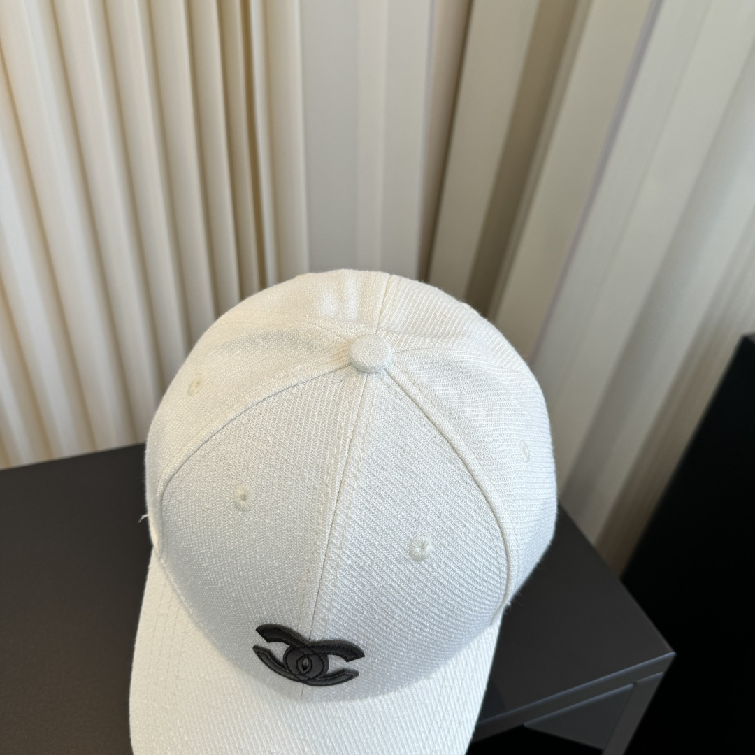 CHANEL CC Embroidered Baseball Cap