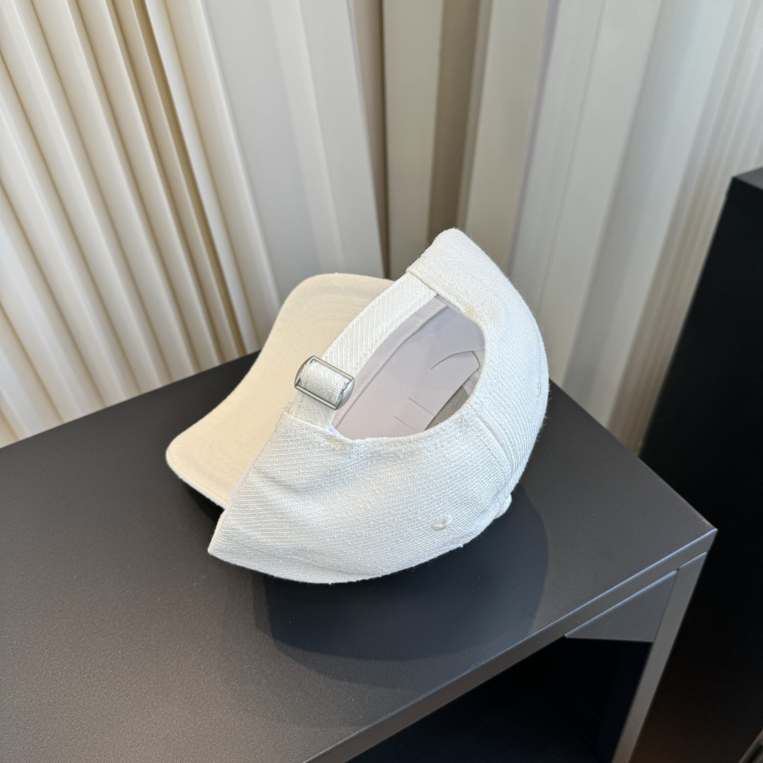 CHANEL CC Embroidered Baseball Cap