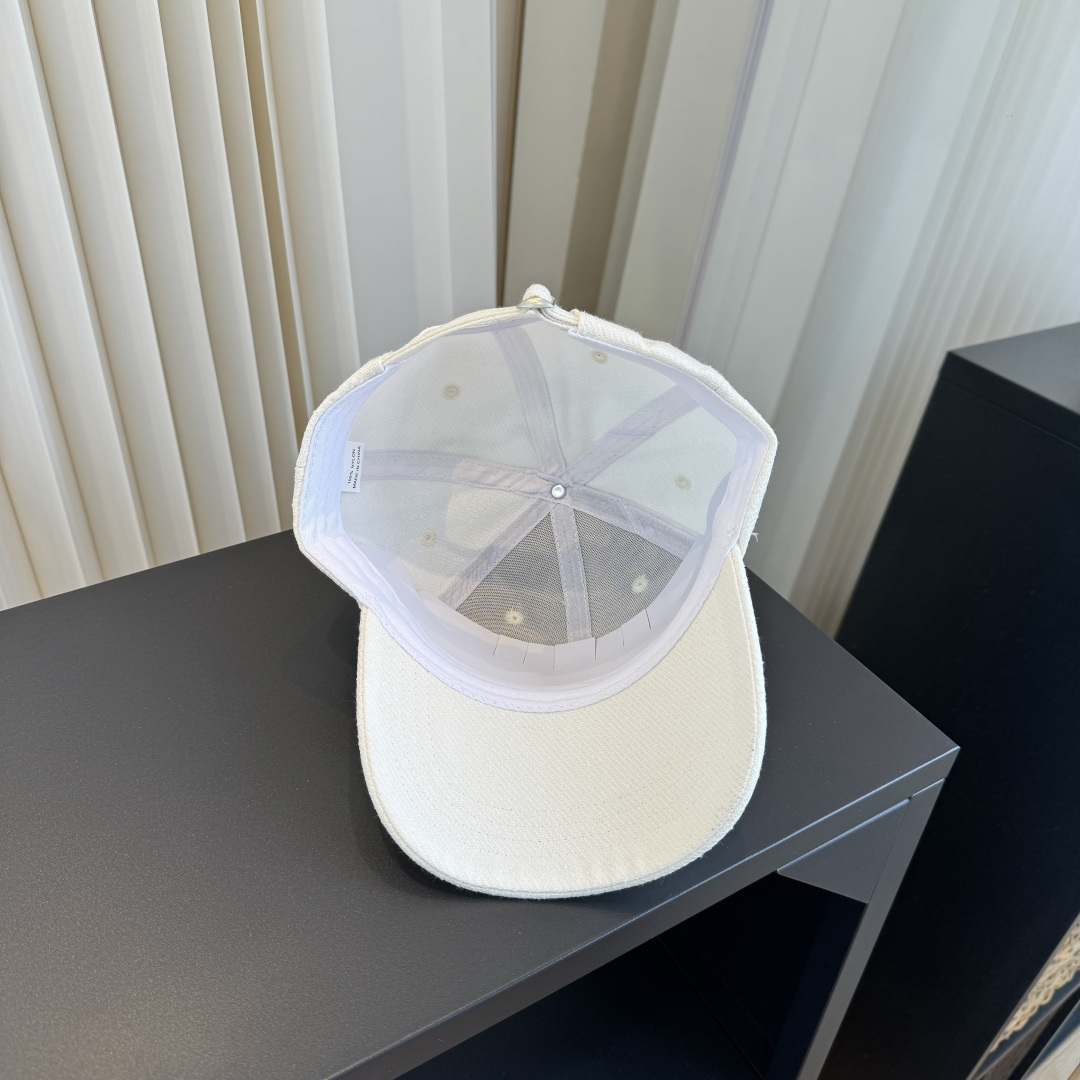 CHANEL CC Embroidered Baseball Cap