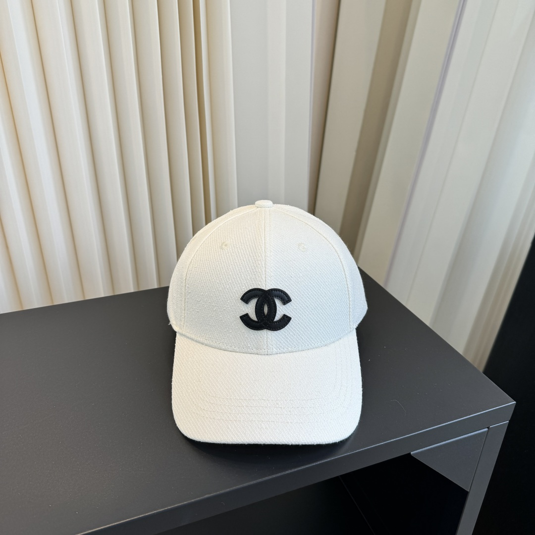 CHANEL CC Embroidered Baseball Cap