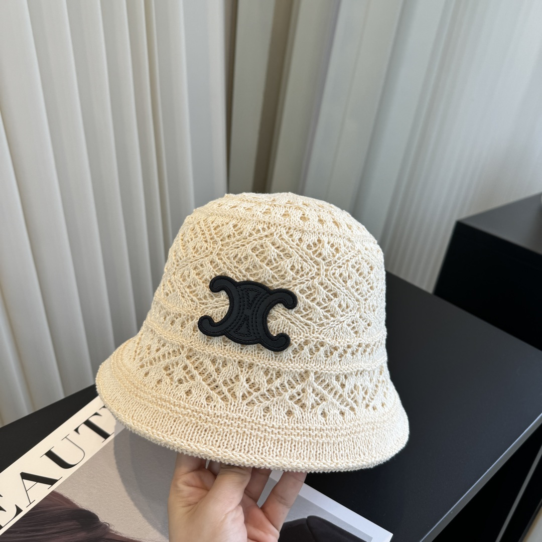 赛琳，新款编织渔夫帽，重工打造♥️高端大气，百搭款🤗 跑量！