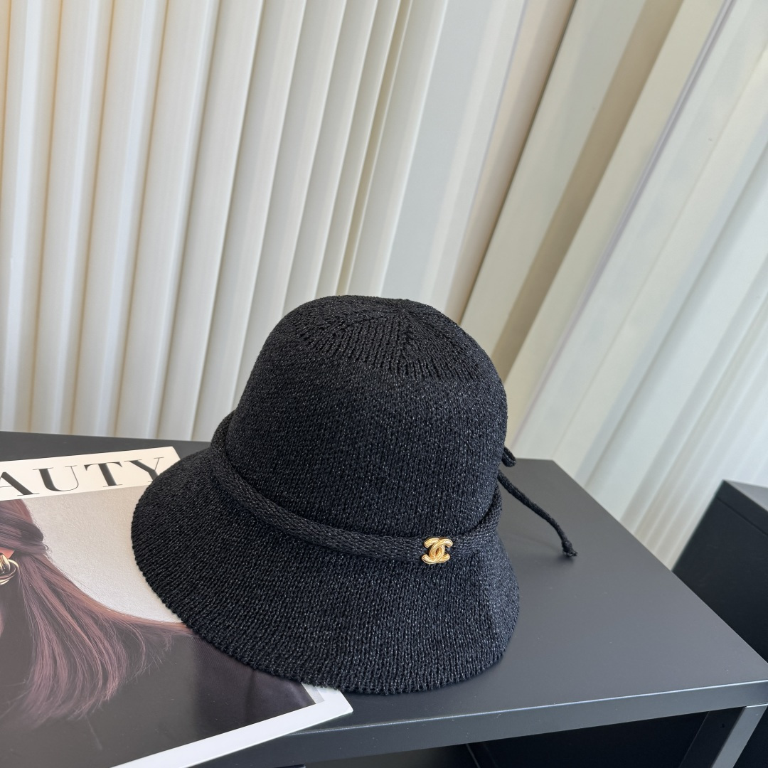 P香奈儿CHANEL 编织渔夫帽 小香经典简约，时尚休闲设计 跑量新品