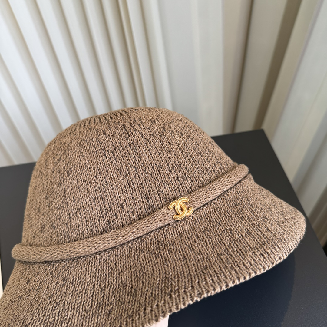 P香奈儿CHANEL 编织渔夫帽 小香经典简约，时尚休闲设计 跑量新品