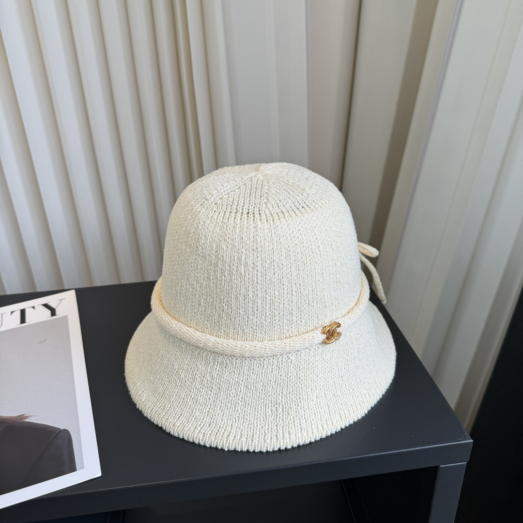 P香奈儿CHANEL 编织渔夫帽 小香经典简约，时尚休闲设计 跑量新品