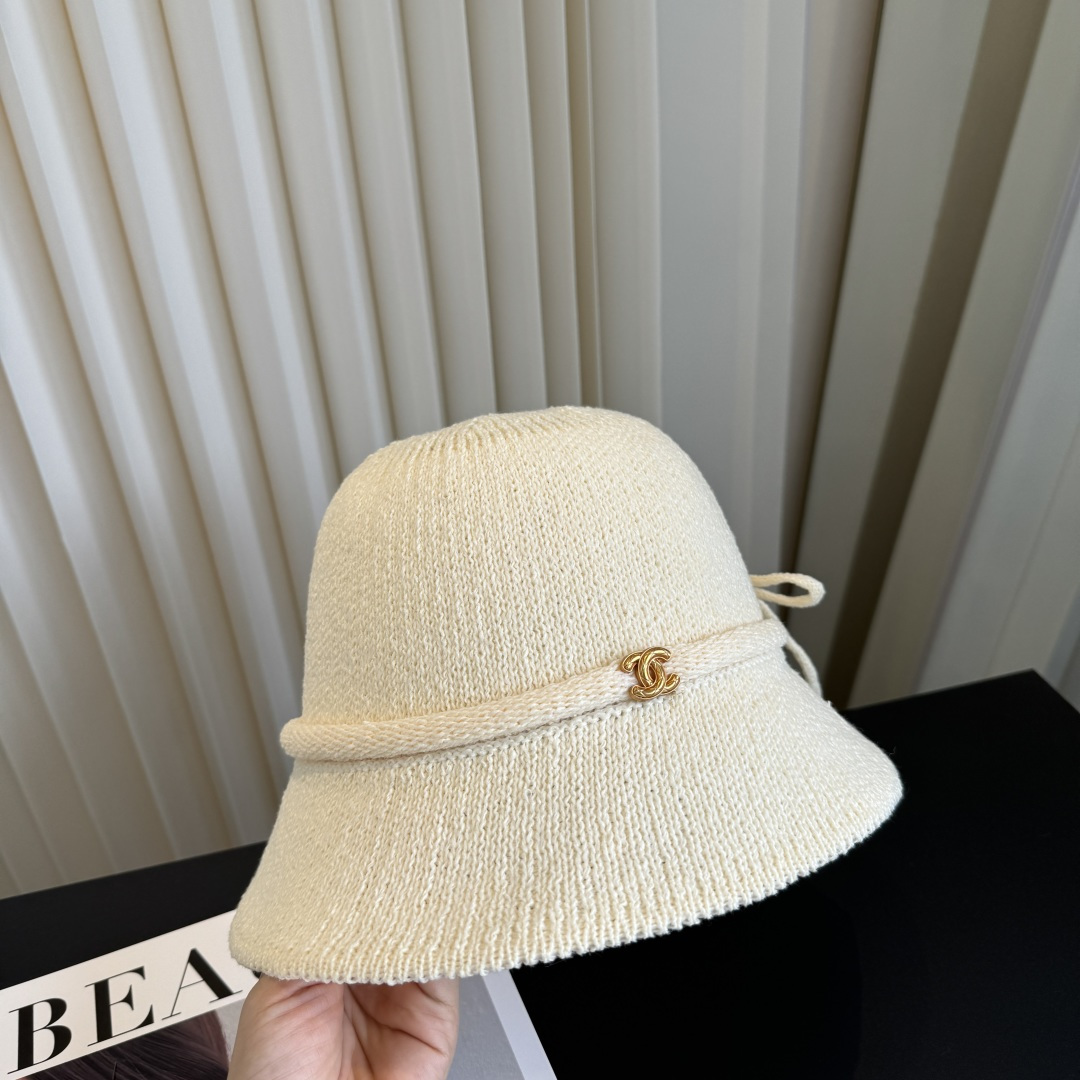 P香奈儿CHANEL 编织渔夫帽 小香经典简约，时尚休闲设计 跑量新品