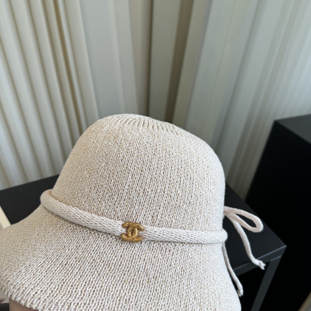 P香奈儿CHANEL 编织渔夫帽 小香经典简约，时尚休闲设计 跑量新品