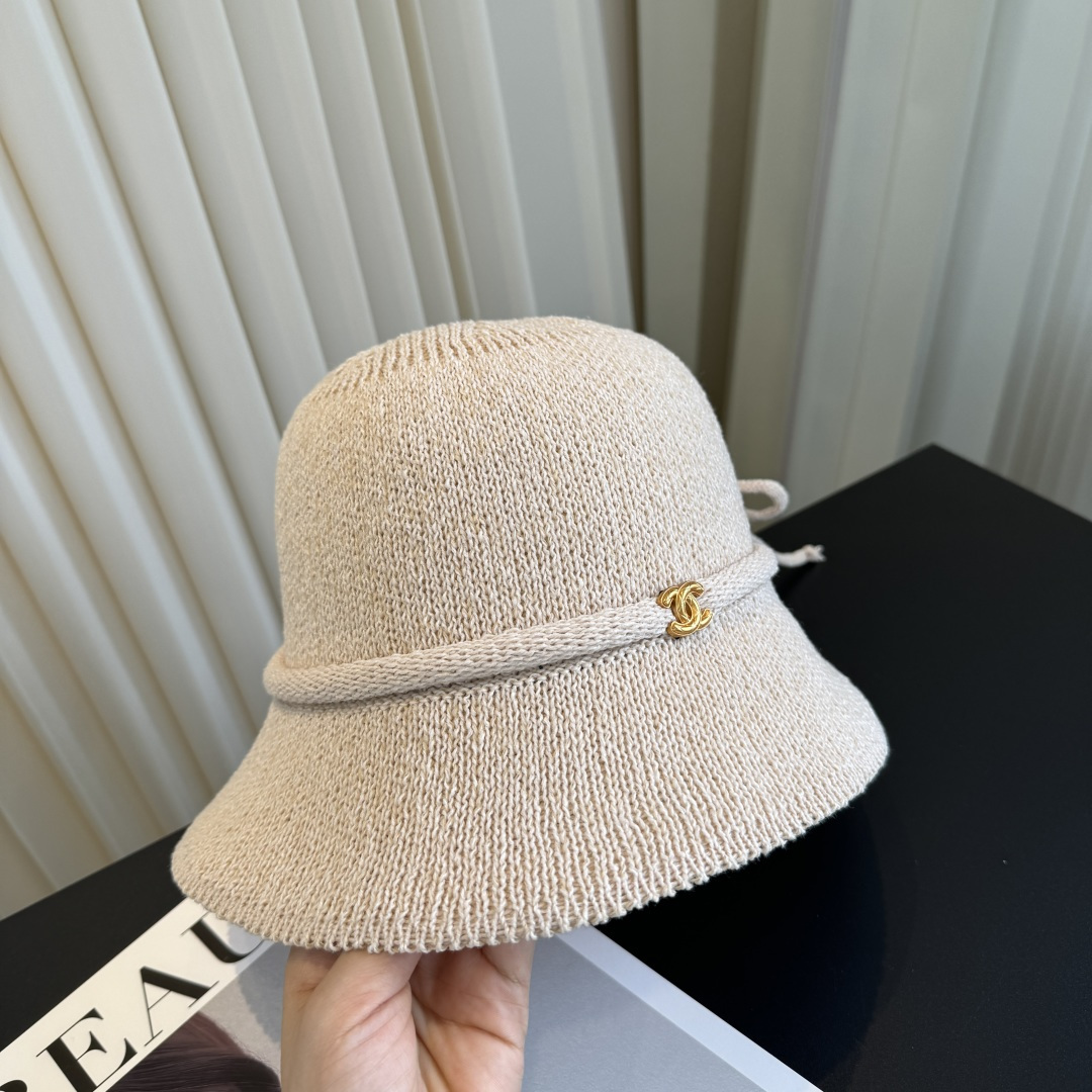 P香奈儿CHANEL 编织渔夫帽 小香经典简约，时尚休闲设计 跑量新品