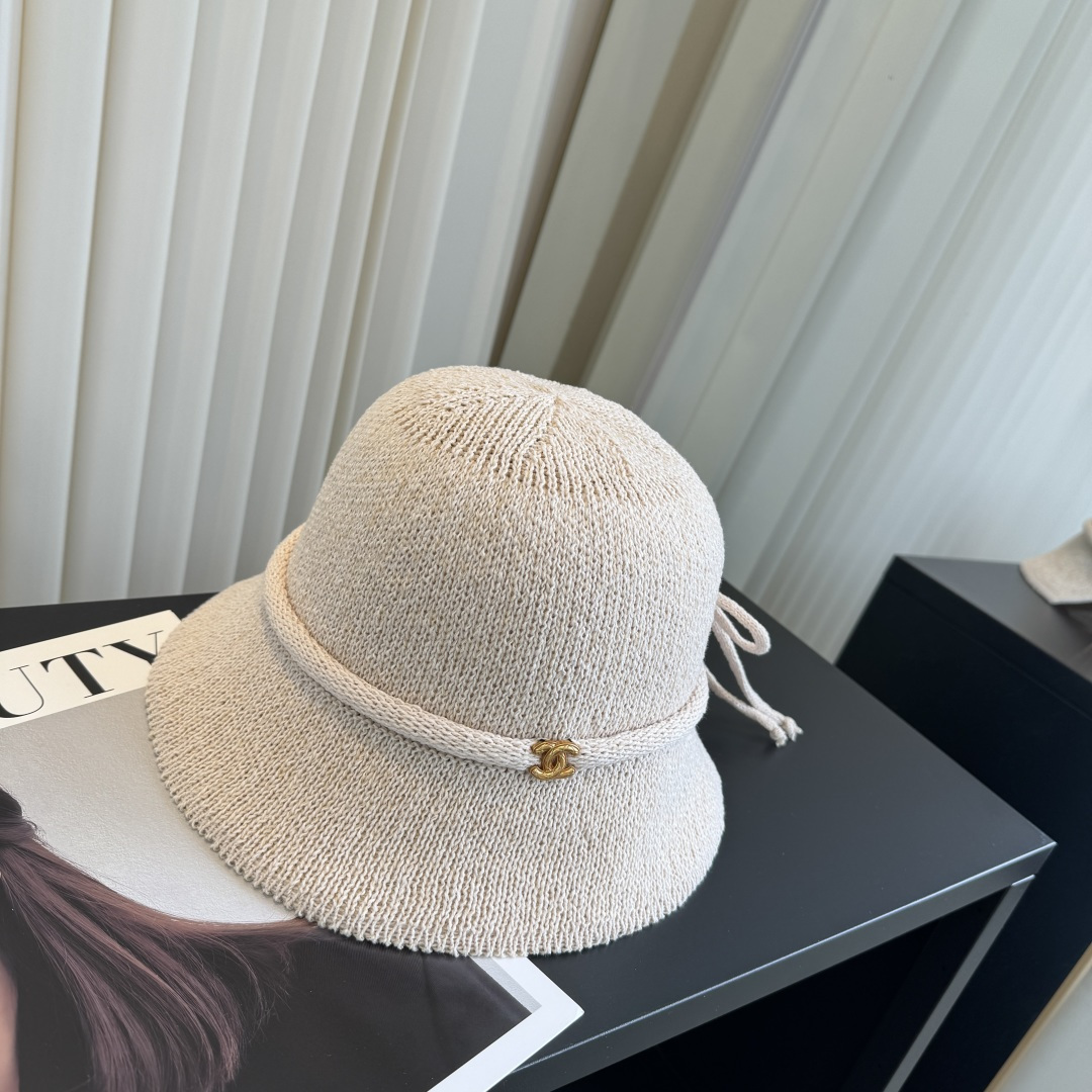 P香奈儿CHANEL 编织渔夫帽 小香经典简约，时尚休闲设计 跑量新品