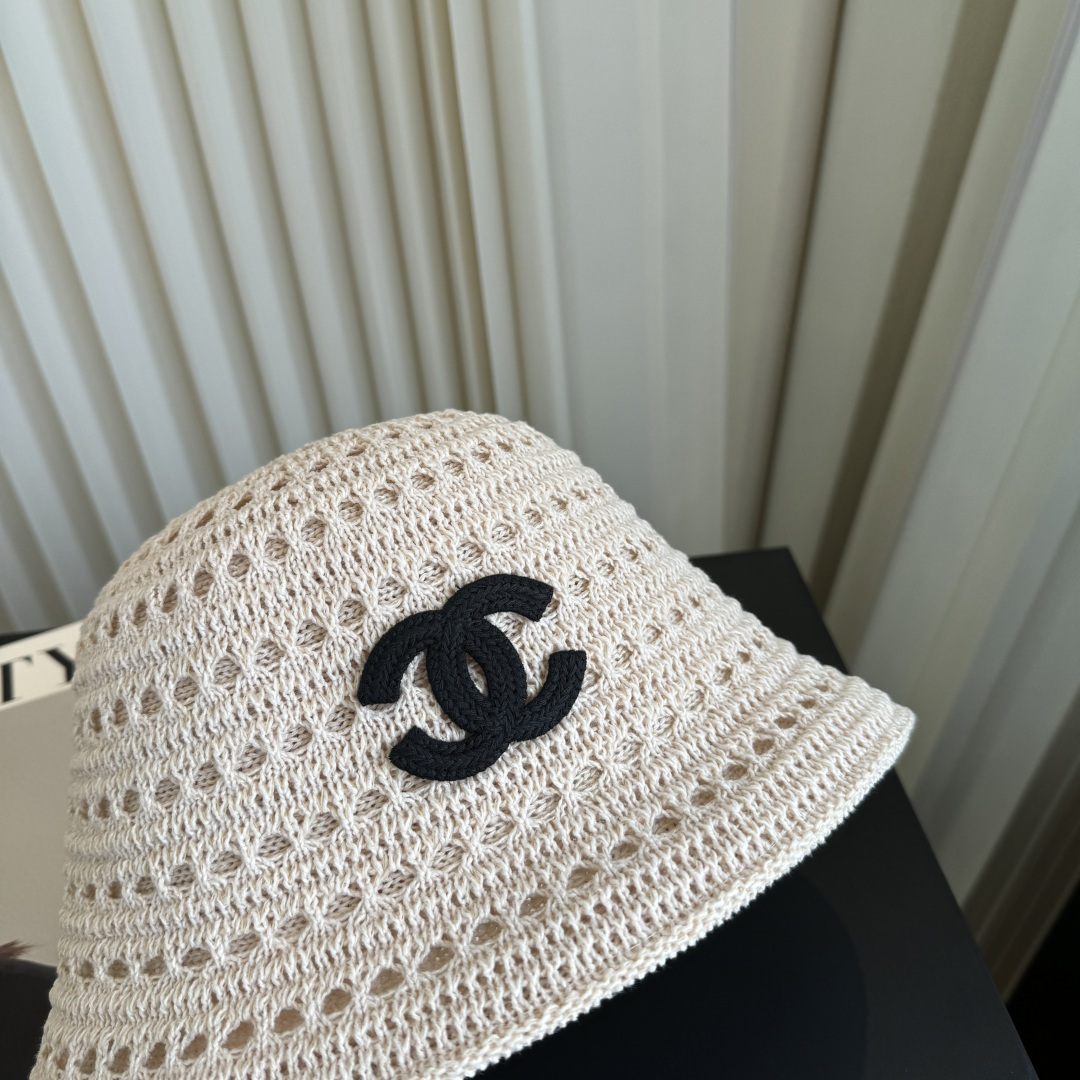 P香奈儿CHANEL 编织渔夫帽 小香经典简约，时尚休闲设计 跑量新品