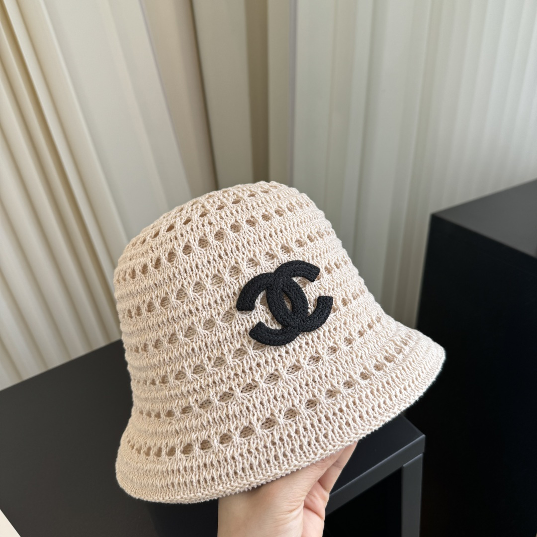 P香奈儿CHANEL 编织渔夫帽 小香经典简约，时尚休闲设计 跑量新品