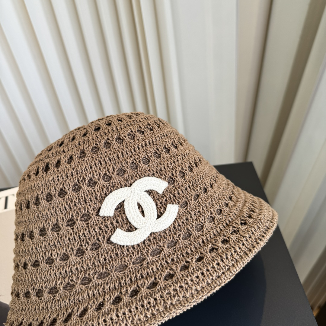 P香奈儿CHANEL 编织渔夫帽 小香经典简约，时尚休闲设计 跑量新品