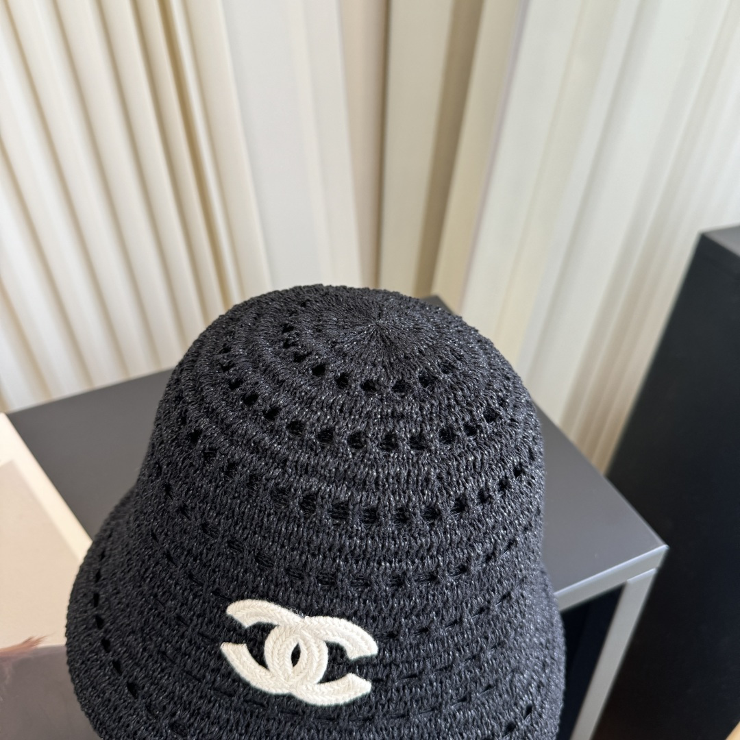 P香奈儿CHANEL 编织渔夫帽 小香经典简约，时尚休闲设计 跑量新品