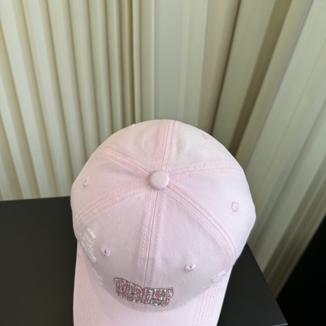 谬谬miumiu 原单春夏新款棒球帽，正品开模订制，原版做工细致质量超赞！