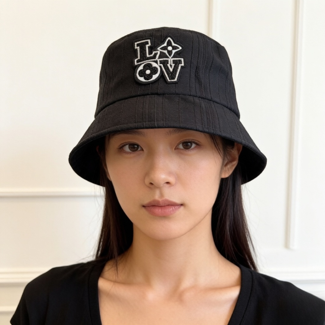 新款渔夫帽 LouisVuitton😍新款LV 重工打造♥️高端大气，百搭款🤗男女通用！跑量！
