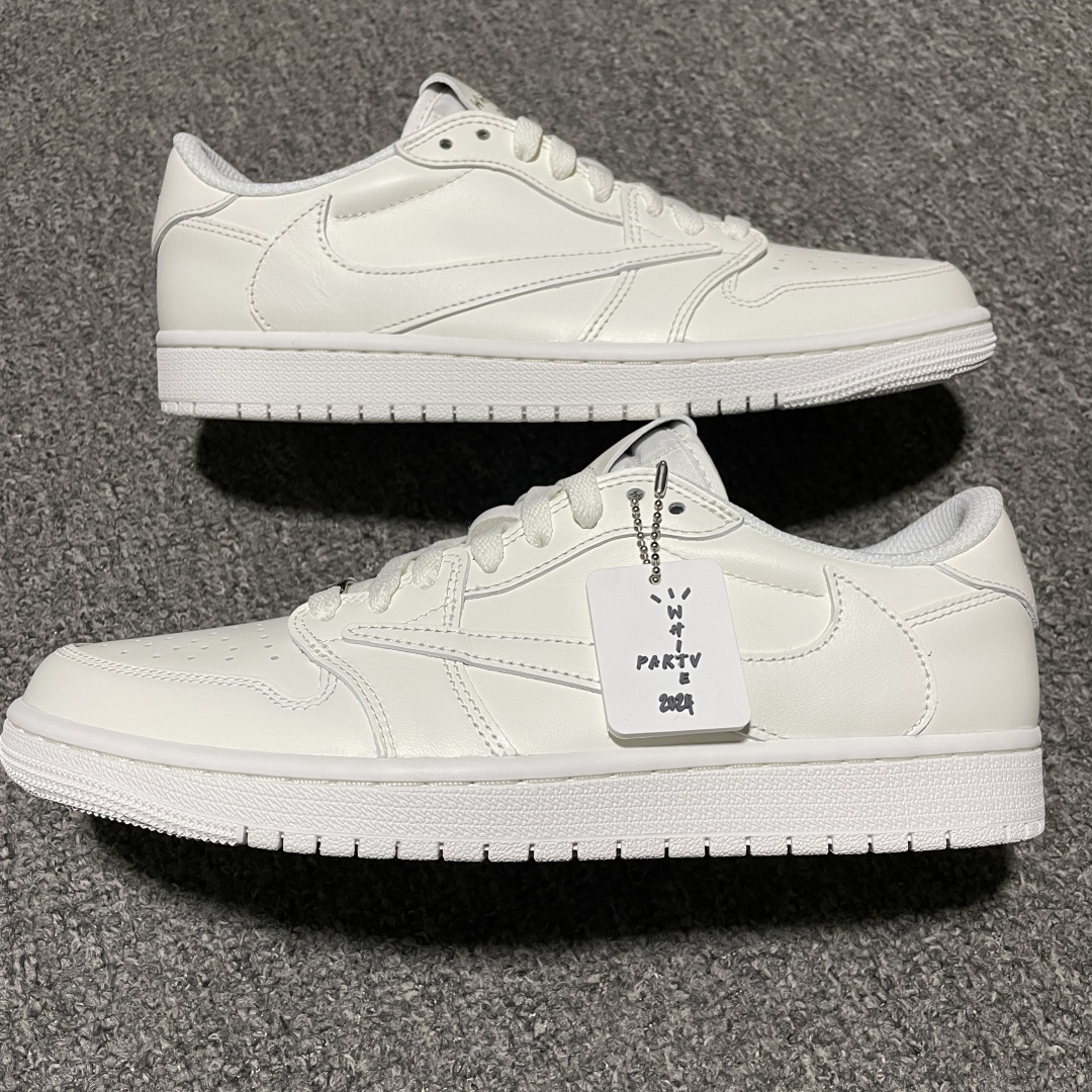  纯原 Travis Scott x Air Jordan 1 白色派对 亲友限定 AJ1乔1 TS联名