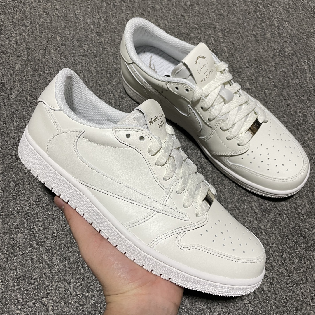  纯原 Travis Scott x Air Jordan 1 白色派对 亲友限定 AJ1乔1 TS联名