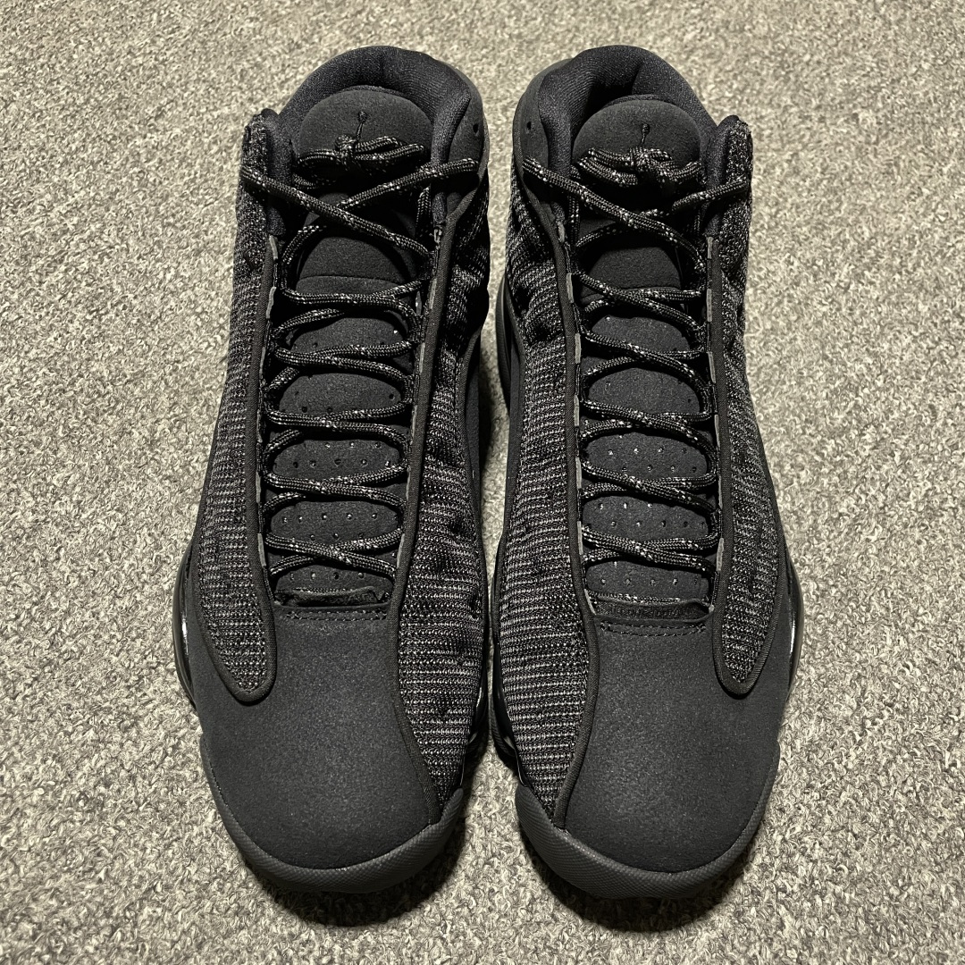 純原 Air Jordan 13 Retro " Black Cat " AJ13喬13 黑貓 男子文化籃球鞋 414571-011 全新訂單 高階零售 外貿混賣專供品質 國內專業AJ大廠出品 原廠楦頭紙板 原廠材料打造 原廠3D變色貓眼 