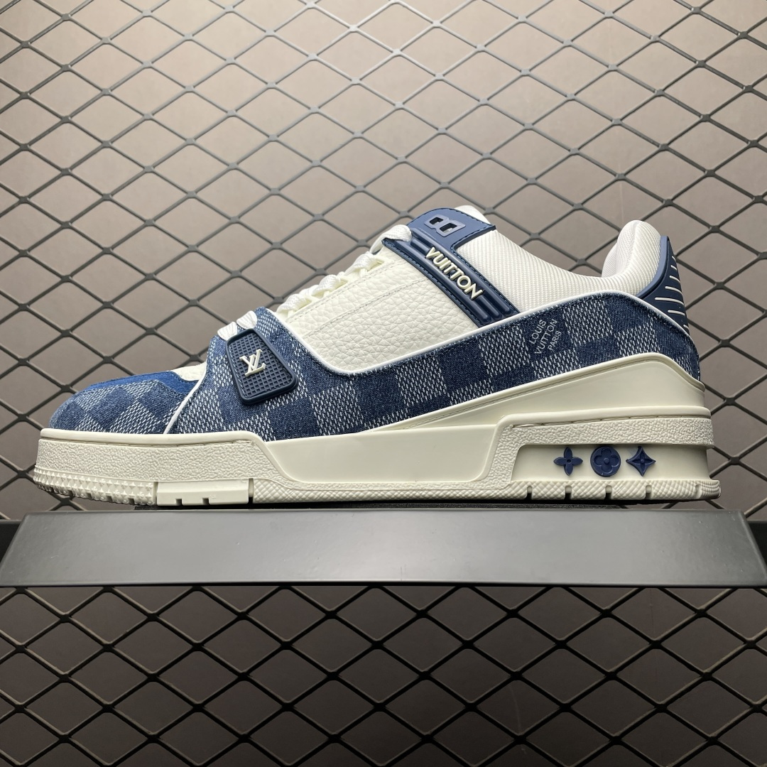 💰820 Louis Vuitton 路易威登 LV Trainer 低幫休閒板鞋 私人訂單 原版開發 高階零售 外貿充正專供品質 原版購入開發 ZP級全套包裝 完美楦型 正確卡色 大底TPU 質感媲美原版 品質可吊打市面大多數版本 尺碼