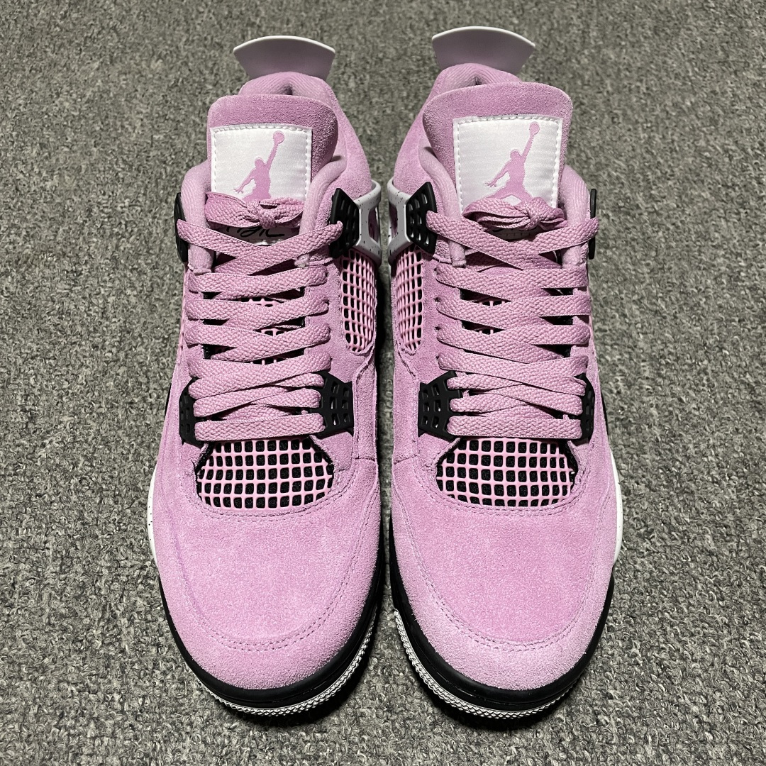 純原 Air Jordan 4  " Orchid " AJ4喬4 文化籃球鞋 粉黑 AQ9129-501 國內一線大廠OG出品 匠心打造 原廠皮料原廠資料 全新紙板 模具打造 外貿 平臺高階零售專供品質 品質毋庸置疑 一眼正品既視感 細節