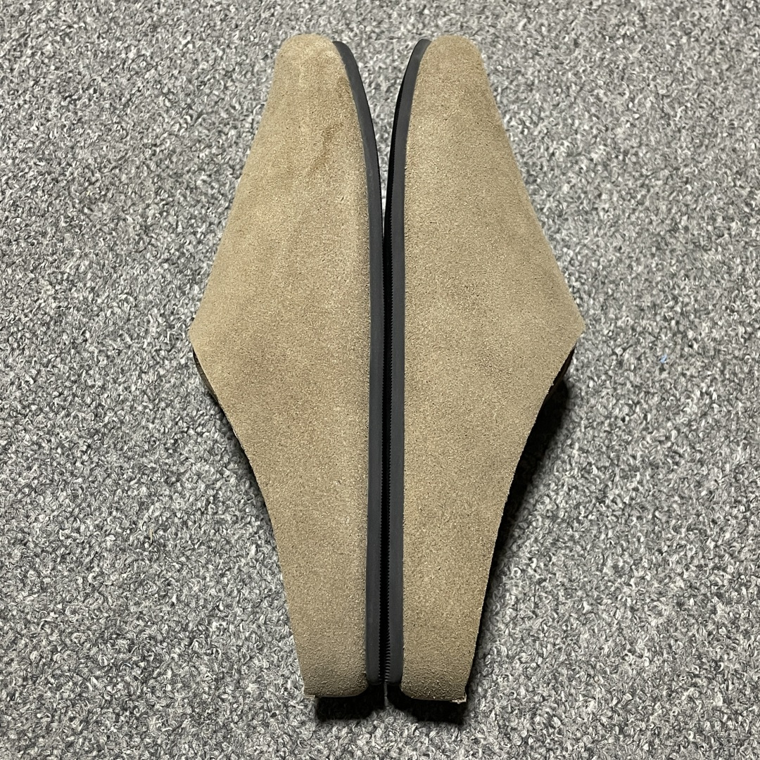 海淘代购版 The Row 包头 老钱风 灰褐色 百搭慕勒拖鞋 海淘代购同渠道品质 高端零售 外贸充正专