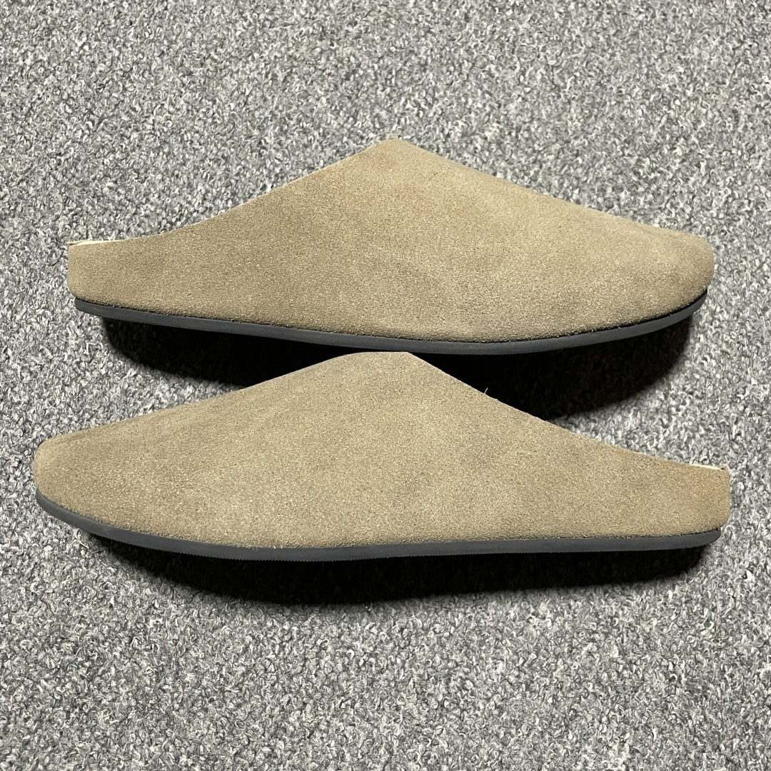 海淘代购版 The Row 包头 老钱风 灰褐色 百搭慕勒拖鞋 海淘代购同渠道品质 高端零售 外贸充正专