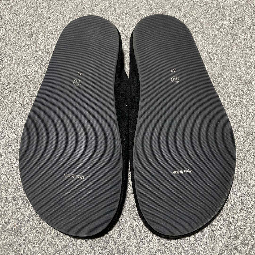 海淘代购版 The Row 包头 老钱风 灰褐色 百搭慕勒拖鞋 海淘代购同渠道品质 高端零售 外贸充正专