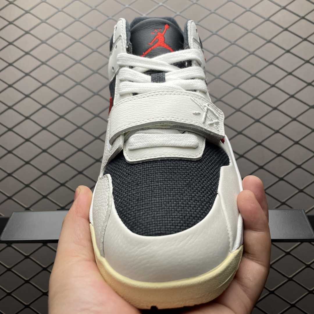 图片[9]-福利特价🔥LJ版本 Travis Scott x Air Jordan Jumpman Jack TR TS联名款 倒钩 复古文化篮球鞋 FZ8117-101 大厂出品 原厂皮料打造 用料细节都绝不含糊 尺码：36 36.5 37.5 38 38.5 39 40 40.5 41 42 42.5 43 44 44.5 45 46 47.5-选品中心