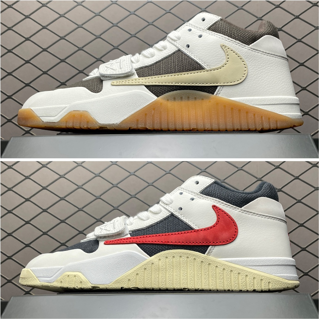 图片[8]-福利特价🔥LJ版本 Travis Scott x Air Jordan Jumpman Jack TR TS联名款 倒钩 复古文化篮球鞋 FZ8117-201 大厂出品 原厂皮料打造 用料细节都绝不含糊 尺码：36 36.5 37.5 38 38.5 39 40 40.5 41 42 42.5 43 44-选品中心