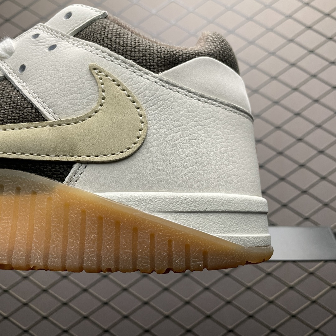 图片[4]-福利特价🔥LJ版本 Travis Scott x Air Jordan Jumpman Jack TR TS联名款 倒钩 复古文化篮球鞋 FZ8117-201 大厂出品 原厂皮料打造 用料细节都绝不含糊 尺码：36 36.5 37.5 38 38.5 39 40 40.5 41 42 42.5 43 44-选品中心