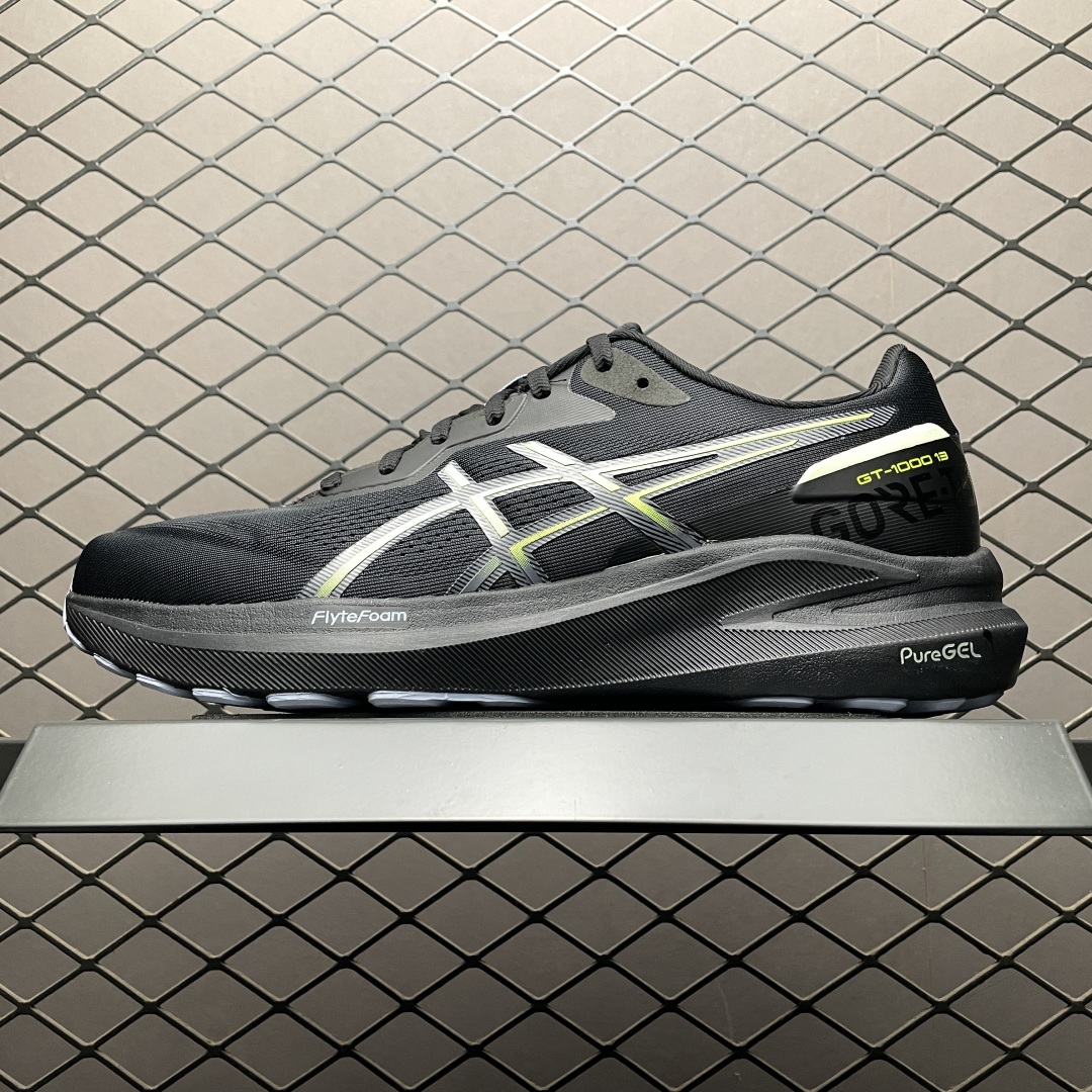   Asics 亚瑟士 GT-1000 13 低帮运动休闲跑步鞋 1011B857-001 平台专供品质