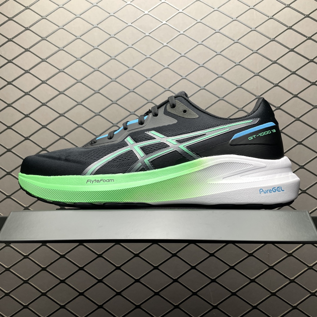   Asics 亚瑟士 GT-1000 13 低帮运动休闲跑步鞋 1011B858-001 平台专供品质
