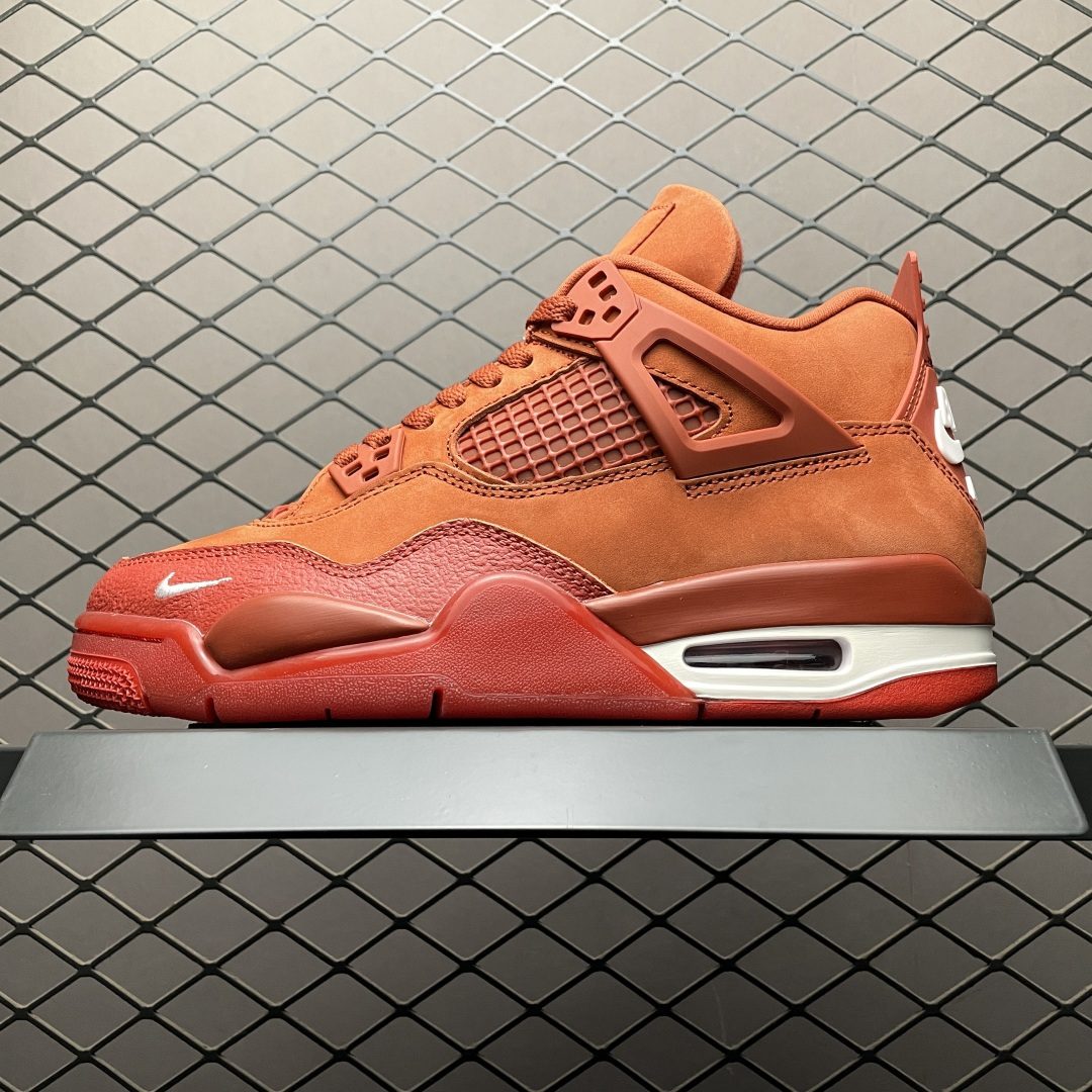 純原Nigel Sylvester x Air Jordan 4 OG AJ4喬4 聯名款男子文化籃球鞋 HF4340-800 尺碼：36 36.5 37.5 38 38.5 39 40 40.5 41 42 42.5 43 44 44.5