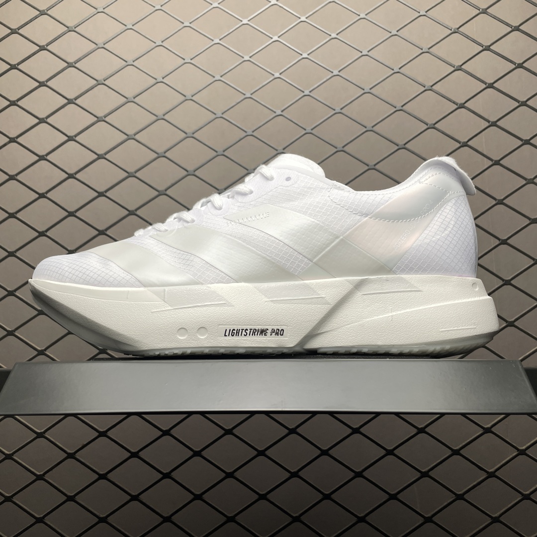   AD 阿迪 Adiero Adios PRO 4 M 马拉松 网面超轻透气跑步鞋 JR6366 尺码