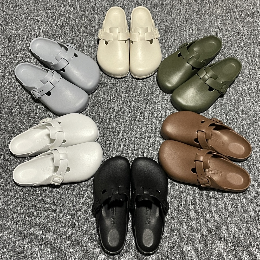 💰450    純原 Birkenstock 博肯/勃肯 EVA 半包頭 慕勒拖鞋 1026215 大廠出品 夏季走量必備爆款🔥超輕發泡大底 整鞋十分輕便 尺碼：36 37 38 39 40 41 42 43 44 45 編號：17YE