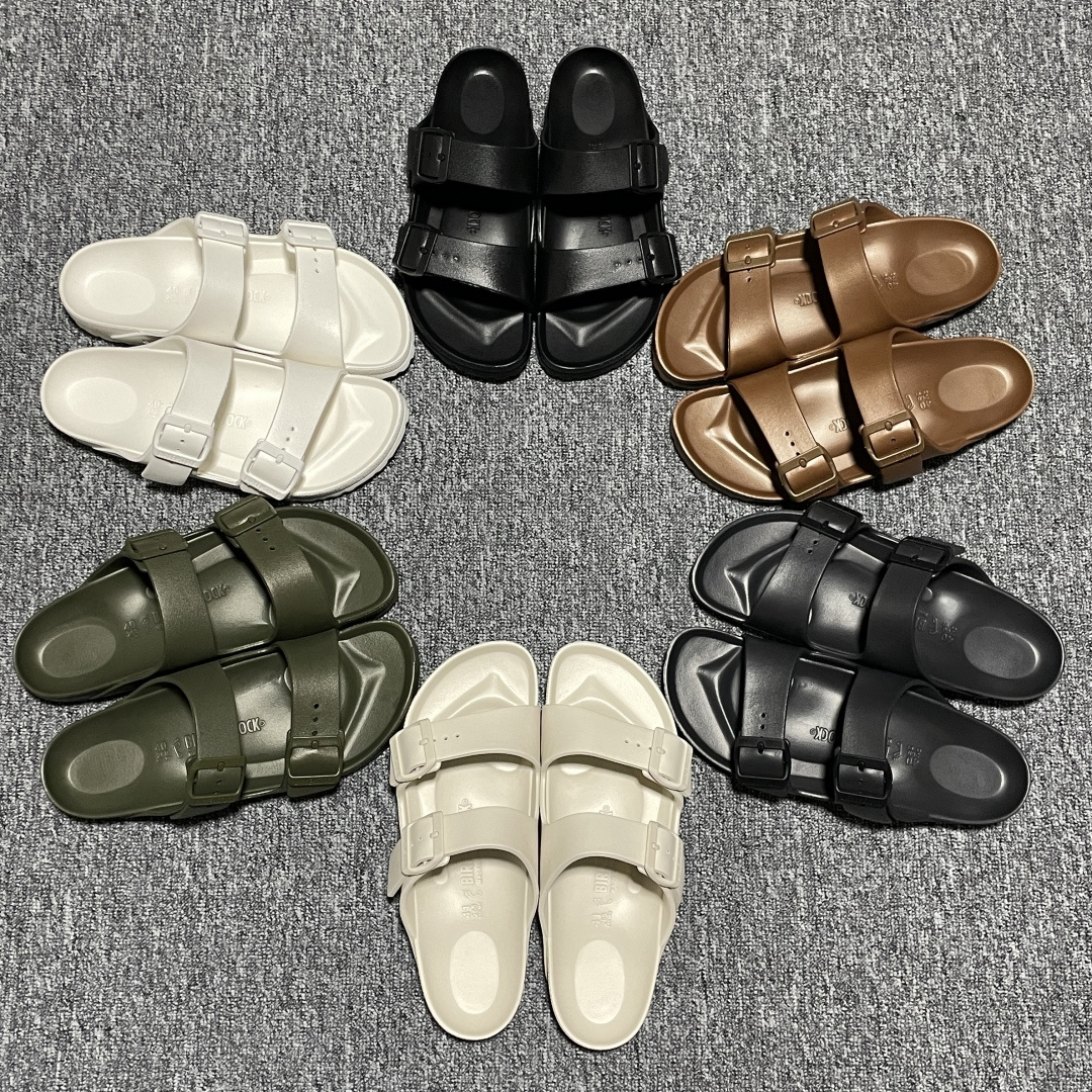 💰410  純原 Birkenstock 博肯/勃肯 EVA 雙扣拖鞋涼鞋 129421 大廠出品 夏季走量必備爆款🔥超輕發泡大底 整鞋十分輕便 尺碼：36 37 38 39 40 41 42 43 44 45 46 編號：13DCEE