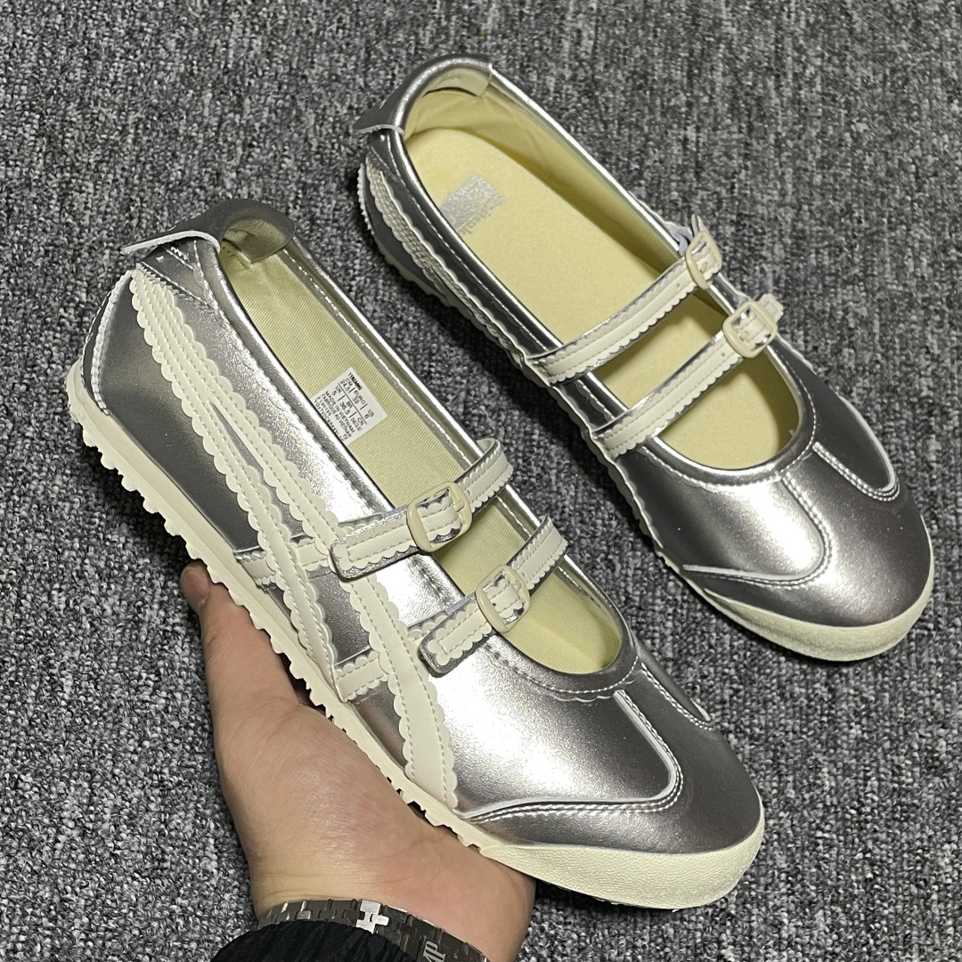  OnitsukaTiger 鬼冢虎 Mexico 66 Tgrs 芭蕾舞鞋 液态银 1182A660-