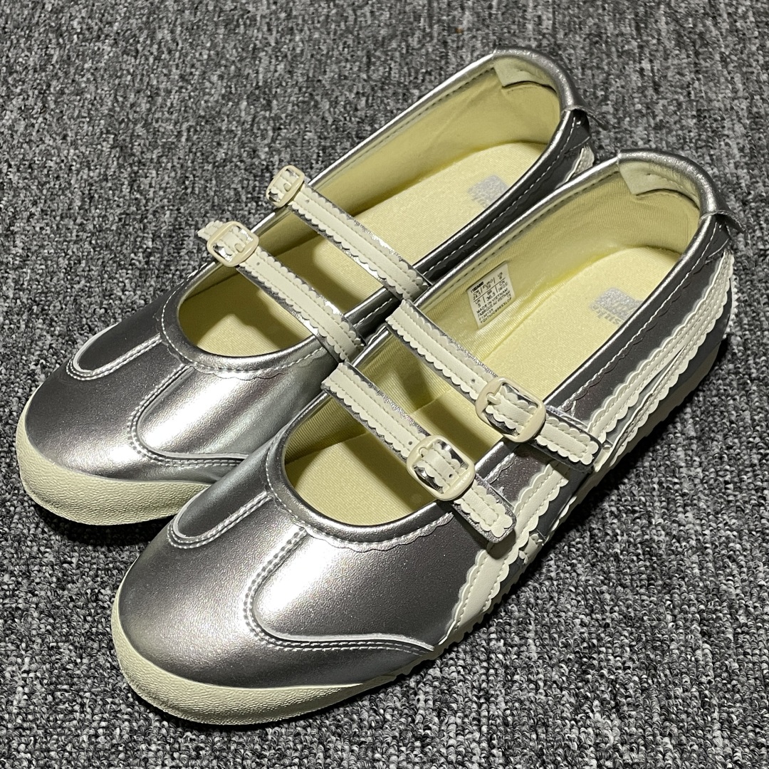  OnitsukaTiger 鬼冢虎 Mexico 66 Tgrs 芭蕾舞鞋 液态银 1182A660-