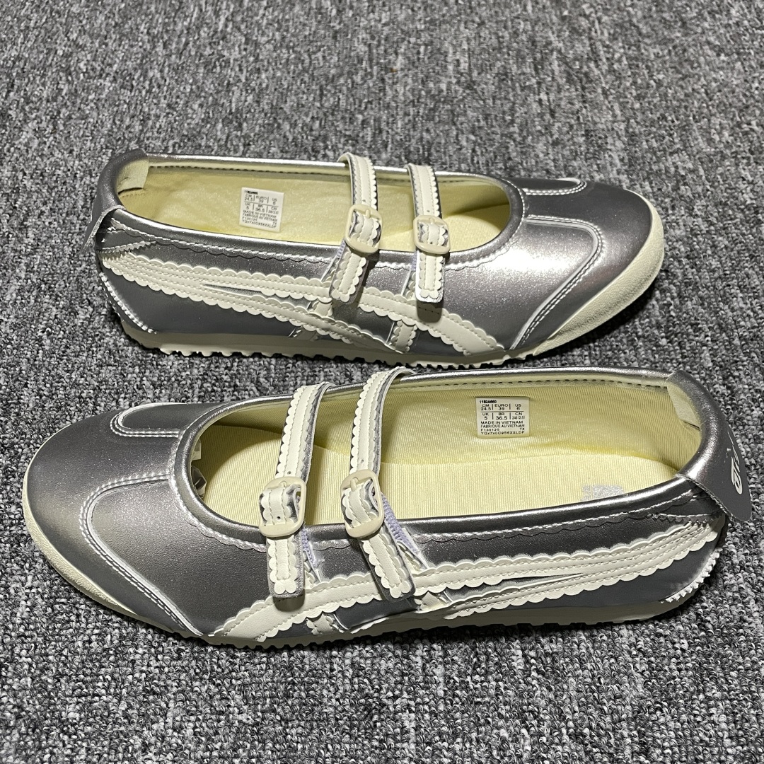  OnitsukaTiger 鬼冢虎 Mexico 66 Tgrs 芭蕾舞鞋 液态银 1182A660-