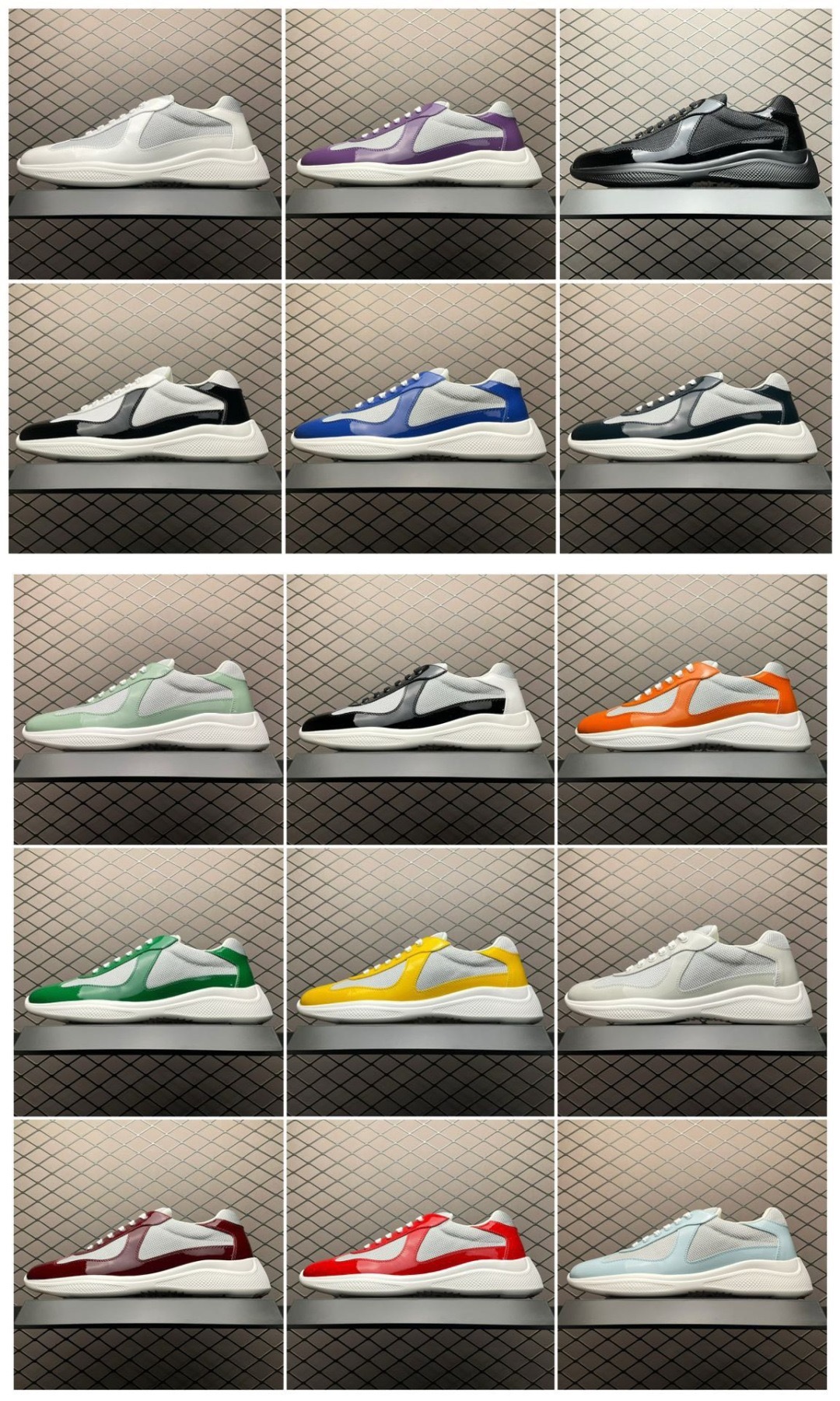   Prada 普拉达 Calzature Uomo 低帮休闲运动鞋 海淘代购同渠道品质 高端零售 外贸