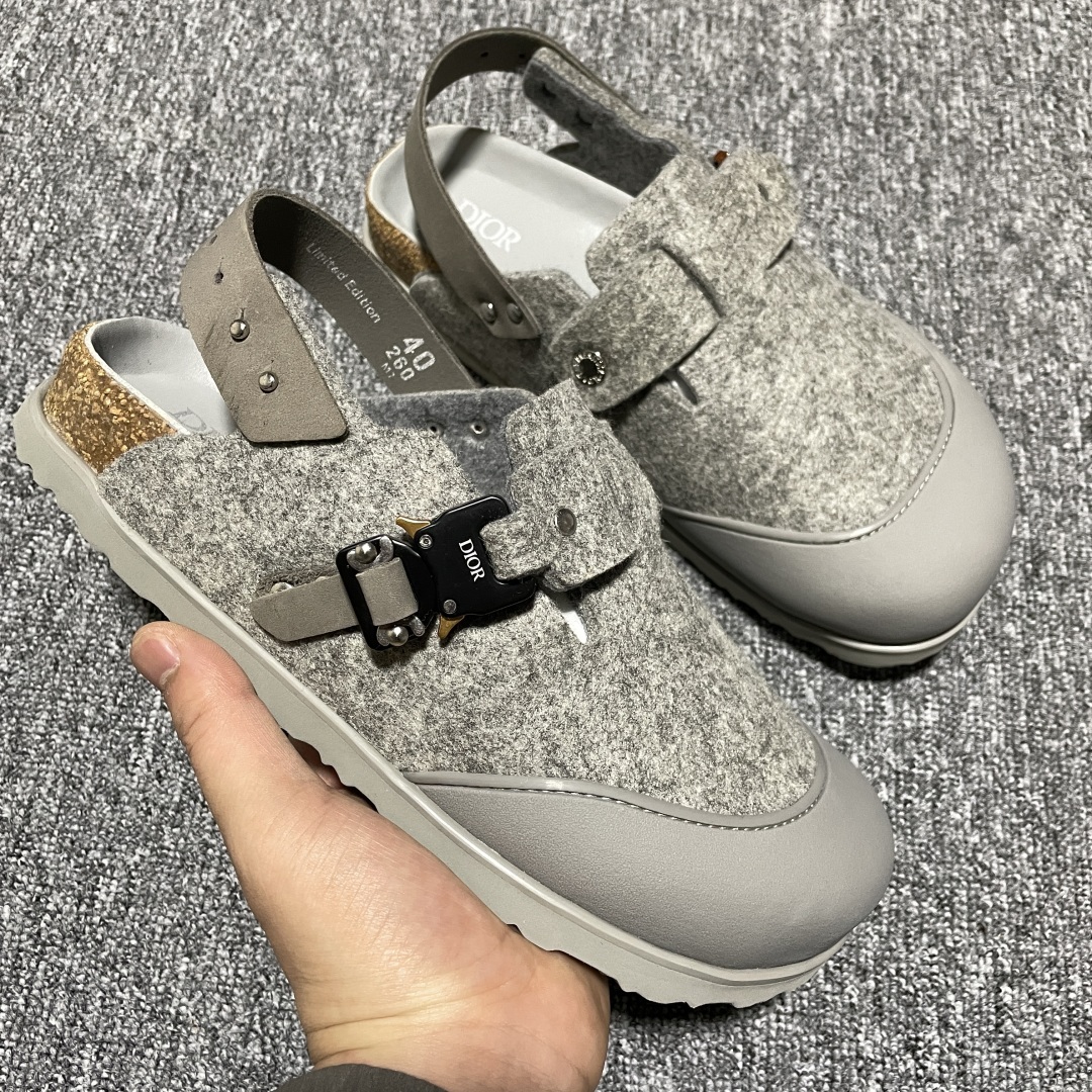  纯原版 Dior x Birkenstock 博肯 勃肯迪奥限定联名低帮凉鞋 全新品质升级 独家原鞋购