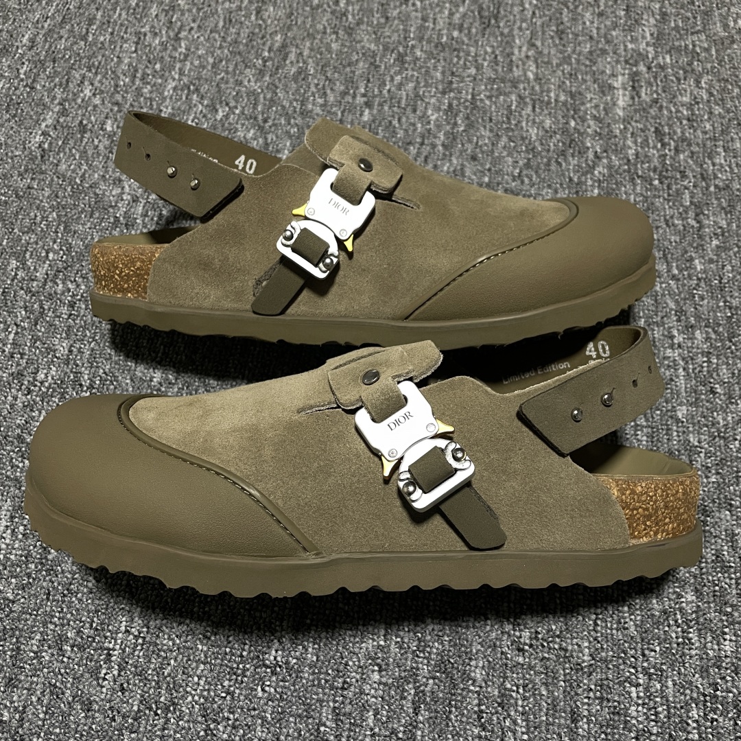   纯原版 Dior x Birkenstock 博肯 勃肯迪奥限定联名低帮凉鞋 全新品质升级 独家原鞋