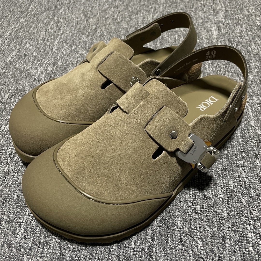   纯原版 Dior x Birkenstock 博肯 勃肯迪奥限定联名低帮凉鞋 全新品质升级 独家原鞋
