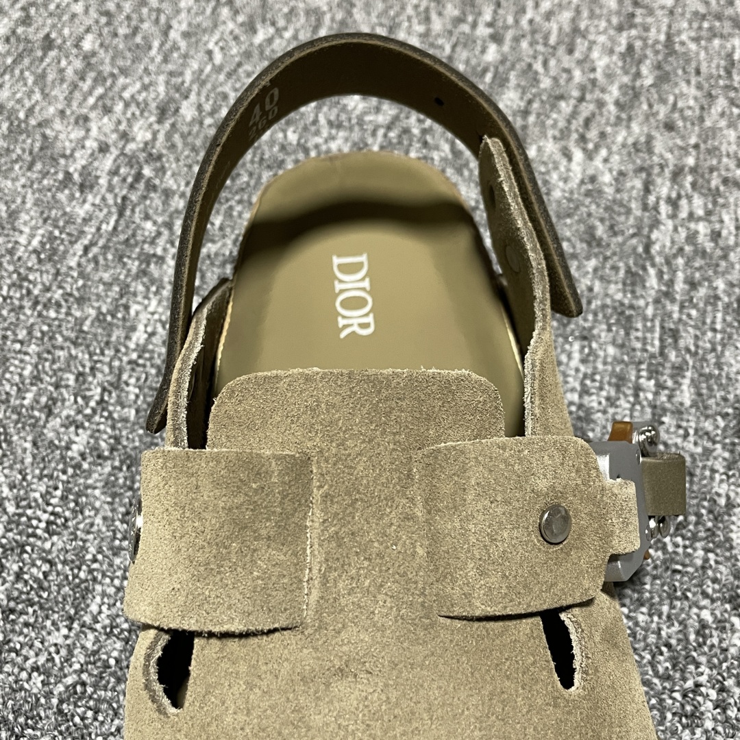   纯原版 Dior x Birkenstock 博肯 勃肯迪奥限定联名低帮凉鞋 全新品质升级 独家原鞋