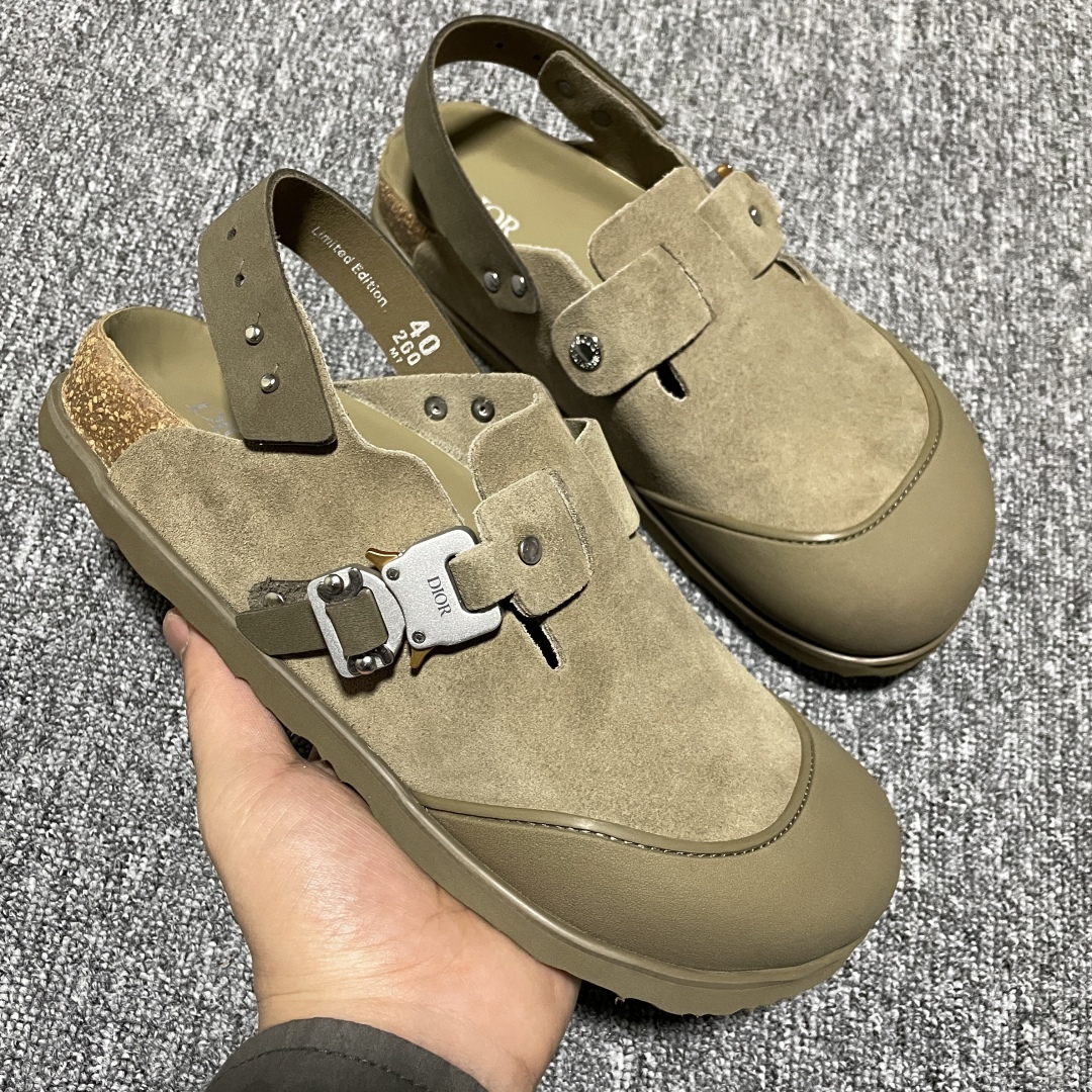   纯原版 Dior x Birkenstock 博肯 勃肯迪奥限定联名低帮凉鞋 全新品质升级 独家原鞋