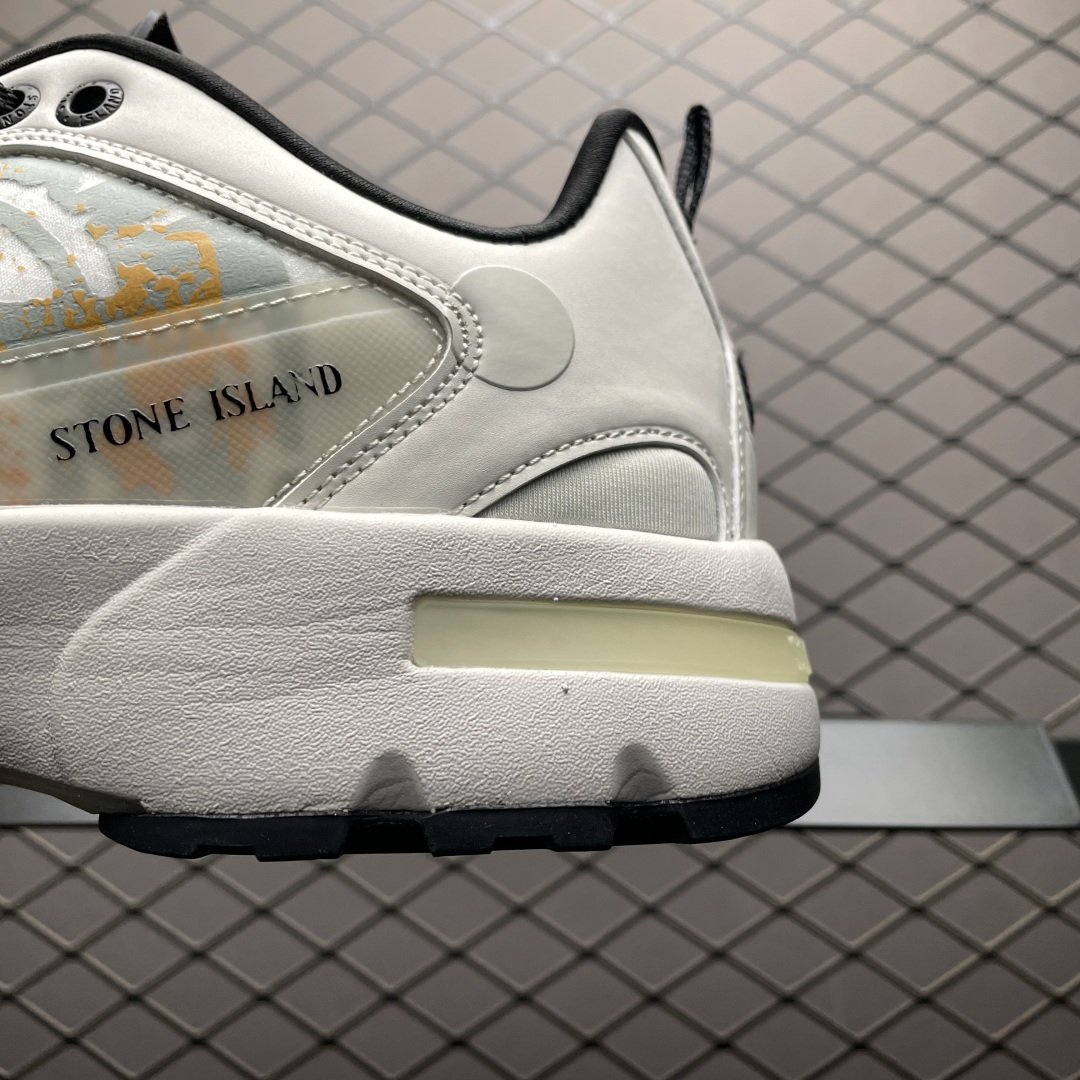   Stone Island 石头岛 Grime Panelled 网面透气户外运动鞋 尺码：36 37