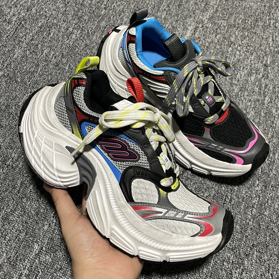   Balenciaga 巴黎世家 10XL 复古老爹鞋  W2MV7 1980 专柜同步包装 原装大盒