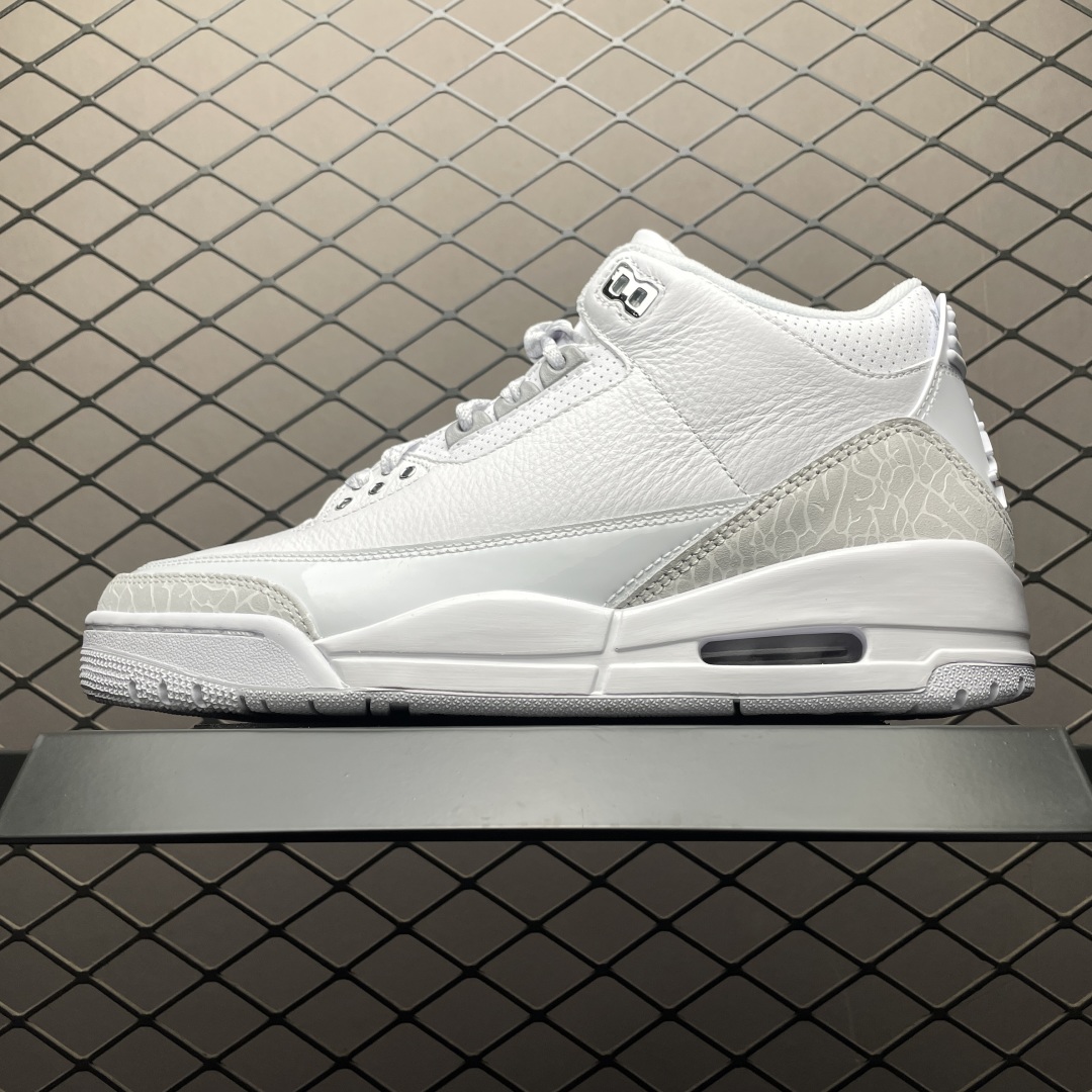   Air Jordan 3 AJ3乔3 文化篮球鞋 CT8532-111 专业AJ大厂出品 主力合作工