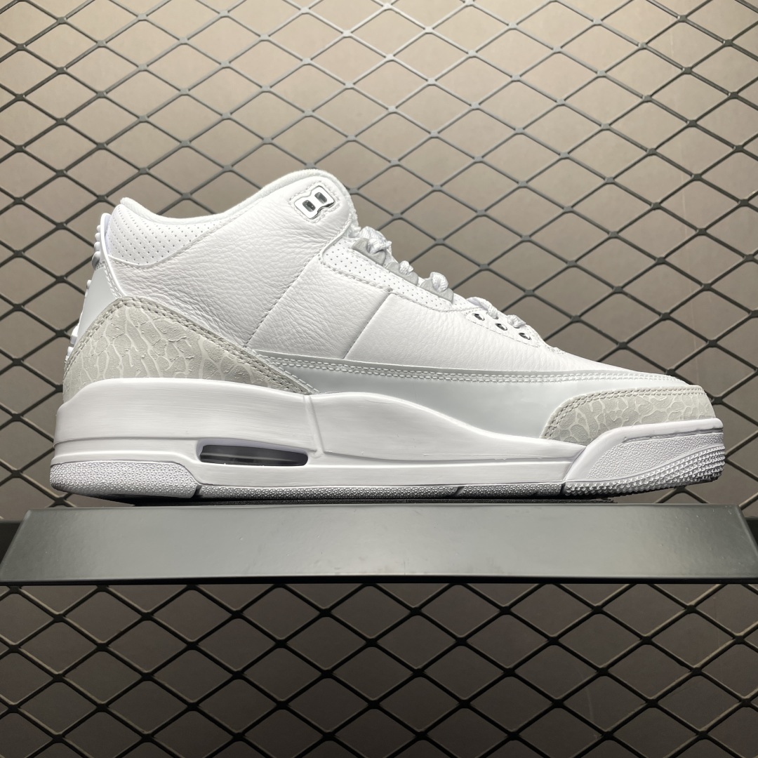   Air Jordan 3 AJ3乔3 文化篮球鞋 CT8532-111 专业AJ大厂出品 主力合作工